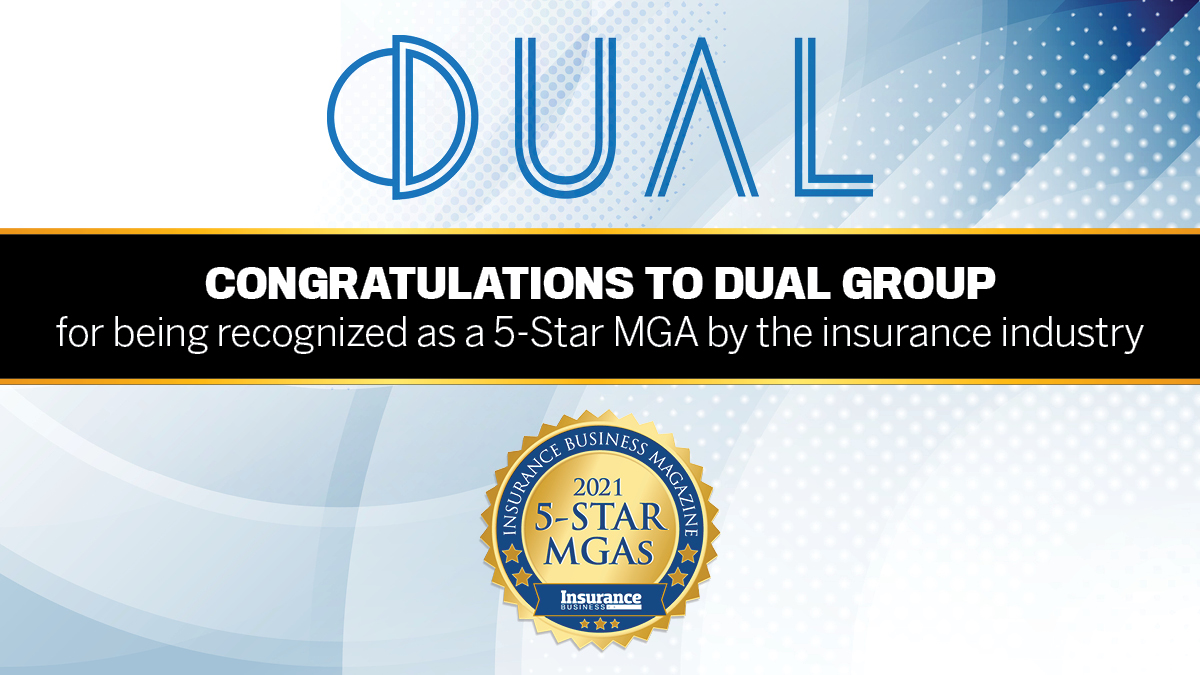 DUAL is awarded five stars by Insurance Business